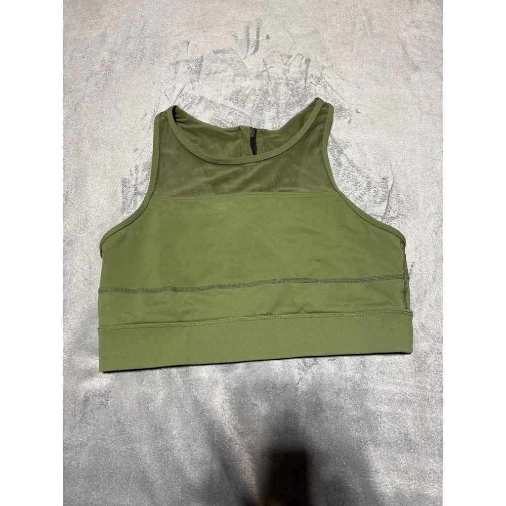 Zyia Active Womens Size L Green Sports Bra